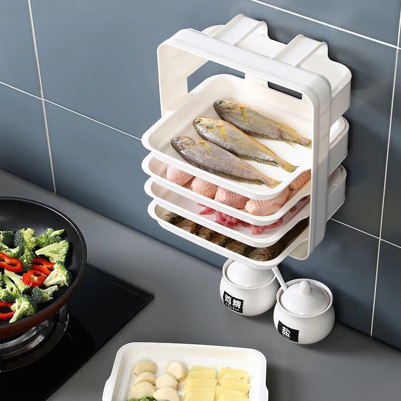 ORGANIZADOR APILABLE DE COCINA PARA INGREDIENTES Y ALIMENTOS