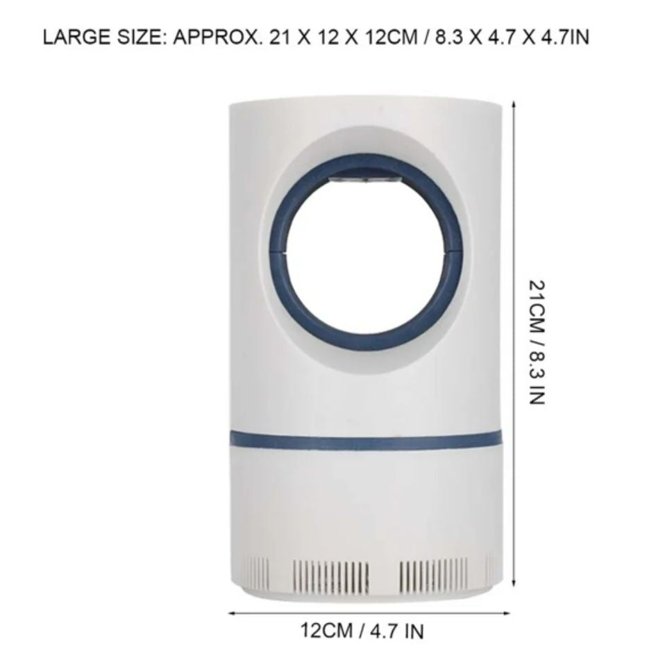 LAMPARA ATRAPA MOSQUITOS LED UV PARA EL HOGAR