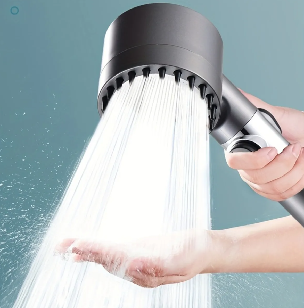 REGADERA MASAJEADORA PARA DUCHA CON PRESION AJUSTABLE
