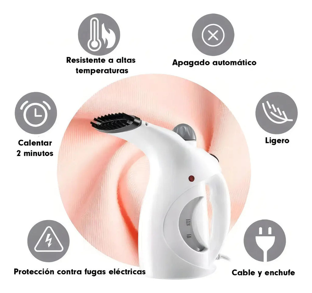 PLANCHA VAPORIZADORA PORTATIL PARA ROPA