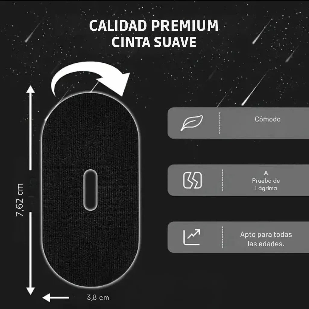 CINTA ANTIRONQUIDOS 30 PIEZAS PARA DORMIR MEJOR